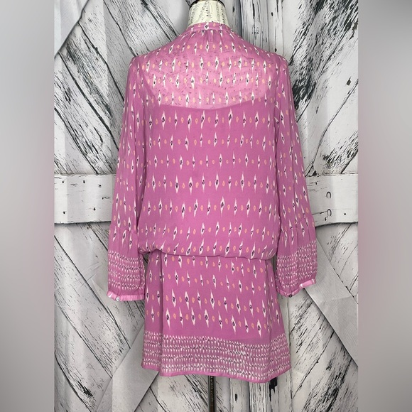 Joie Suerte Silk Drop Waist Dress L - Picture 6 of 11